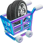 Комплект зимней резины при покупке автомобиля в кредит в подарок