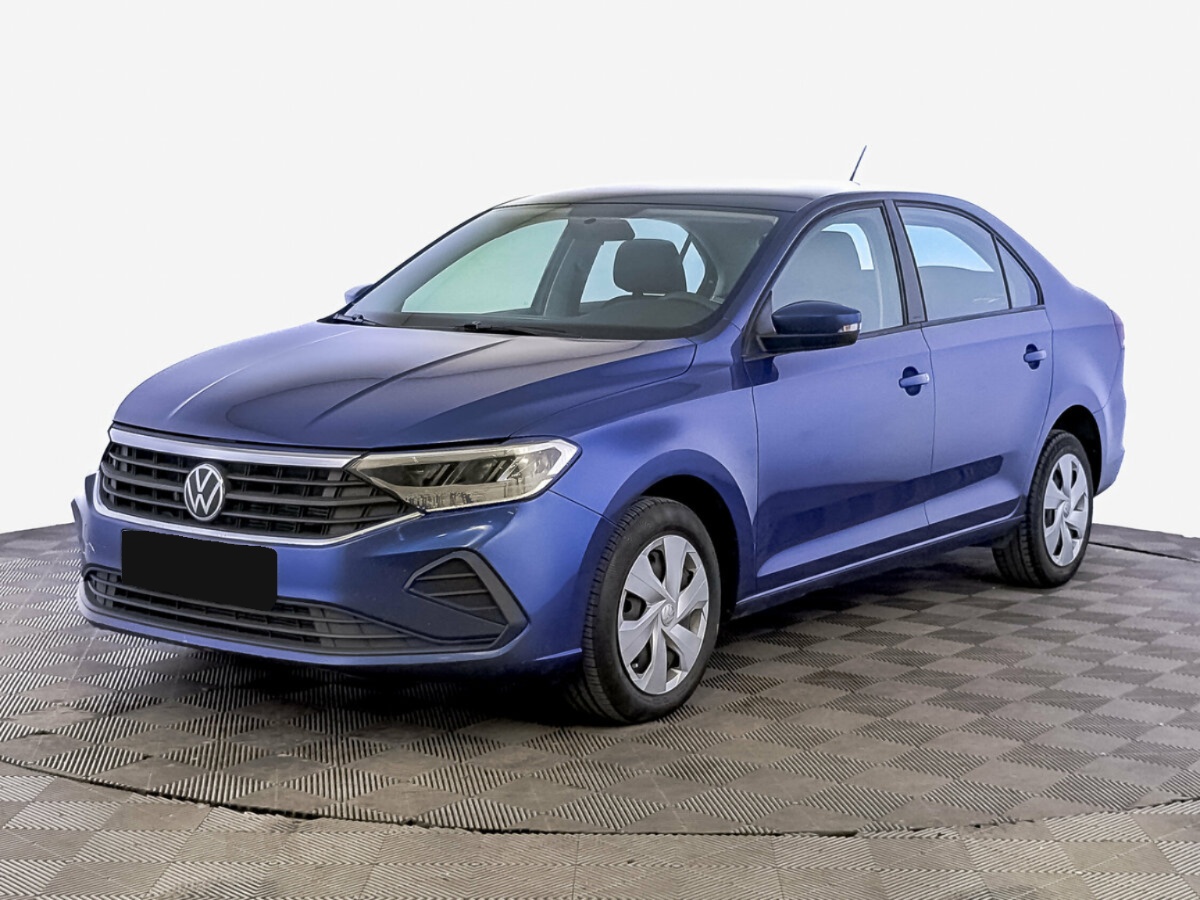 Volkswagen Polo VI, 2021, 2021 с пробегом 117 513 км, цвет Синий, цена - 1 000 800 руб., кузов - Лифтбек