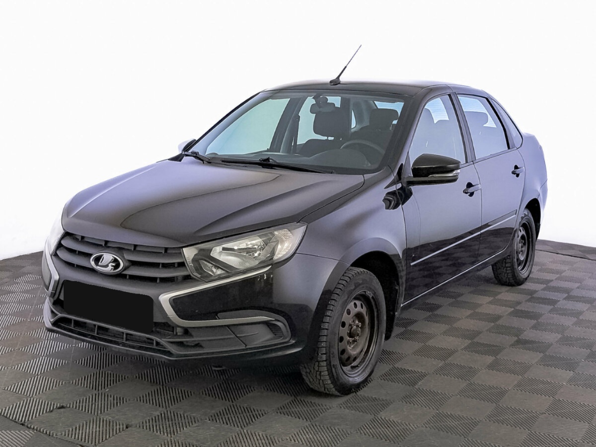 Lada (ВАЗ) Granta I Рестайлинг, 2022, 2022 с пробегом 145 017 км, цвет Чёрный, цена - 424 800 руб., кузов - Седан