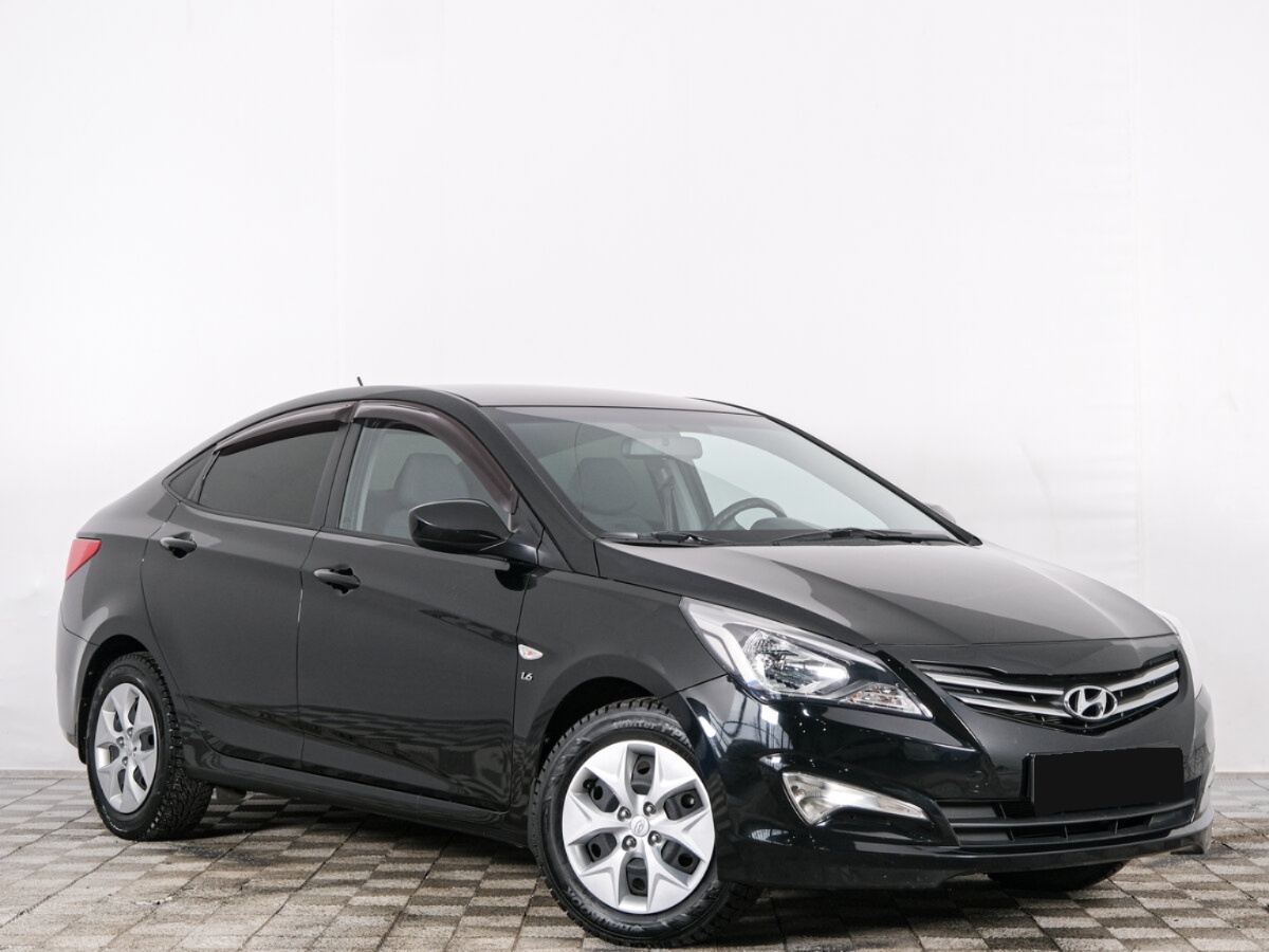 Hyundai Solaris I Рестайлинг, 2016, 2016 с пробегом 17 809 км, цвет Чёрный, цена - 827 280 руб., кузов - Седан