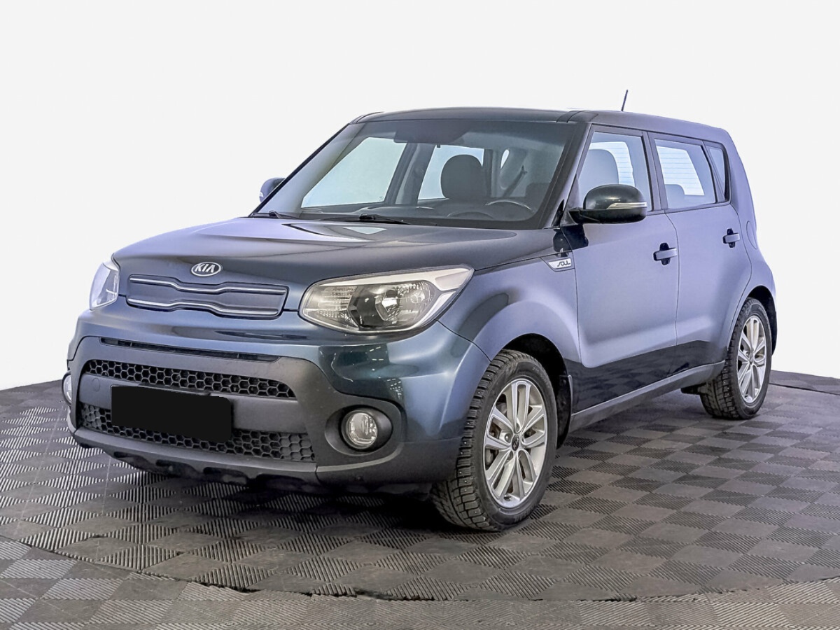 Kia Soul II Рестайлинг, 2018, 2018 с пробегом 115 920 км, цвет Голубой, цена - 1 098 000 руб., кузов - Хэтчбек 5 дв.