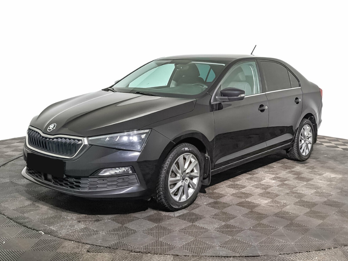 Skoda Rapid II, 2021, 2021 с пробегом 43 078 км, цвет Чёрный, цена - 1 407 600 руб., кузов - Лифтбек