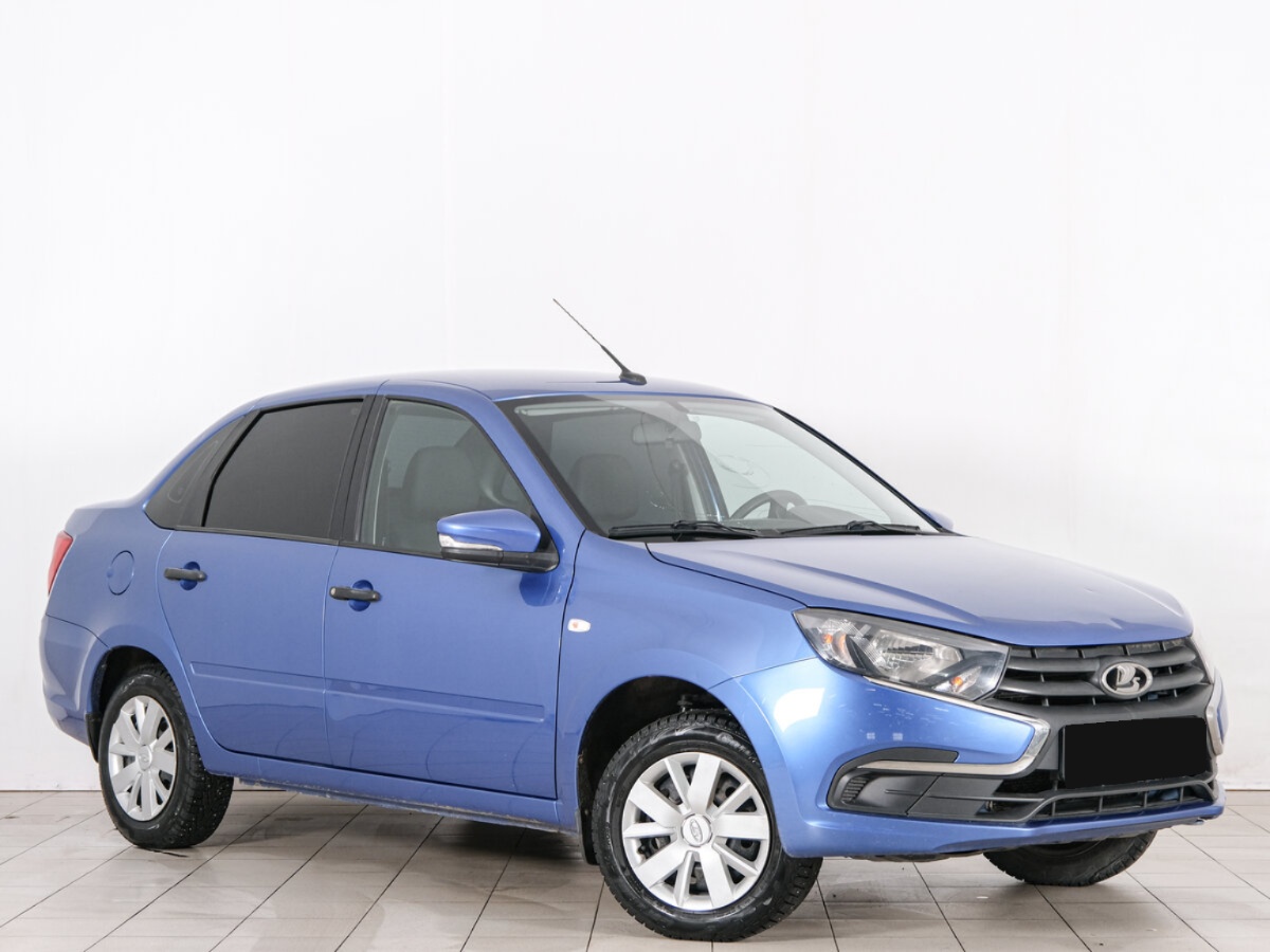 Lada (ВАЗ) Granta I Рестайлинг, 2018, 2018 с пробегом 129 400 км, цвет Синий, цена - 460 080 руб., кузов - Лифтбек