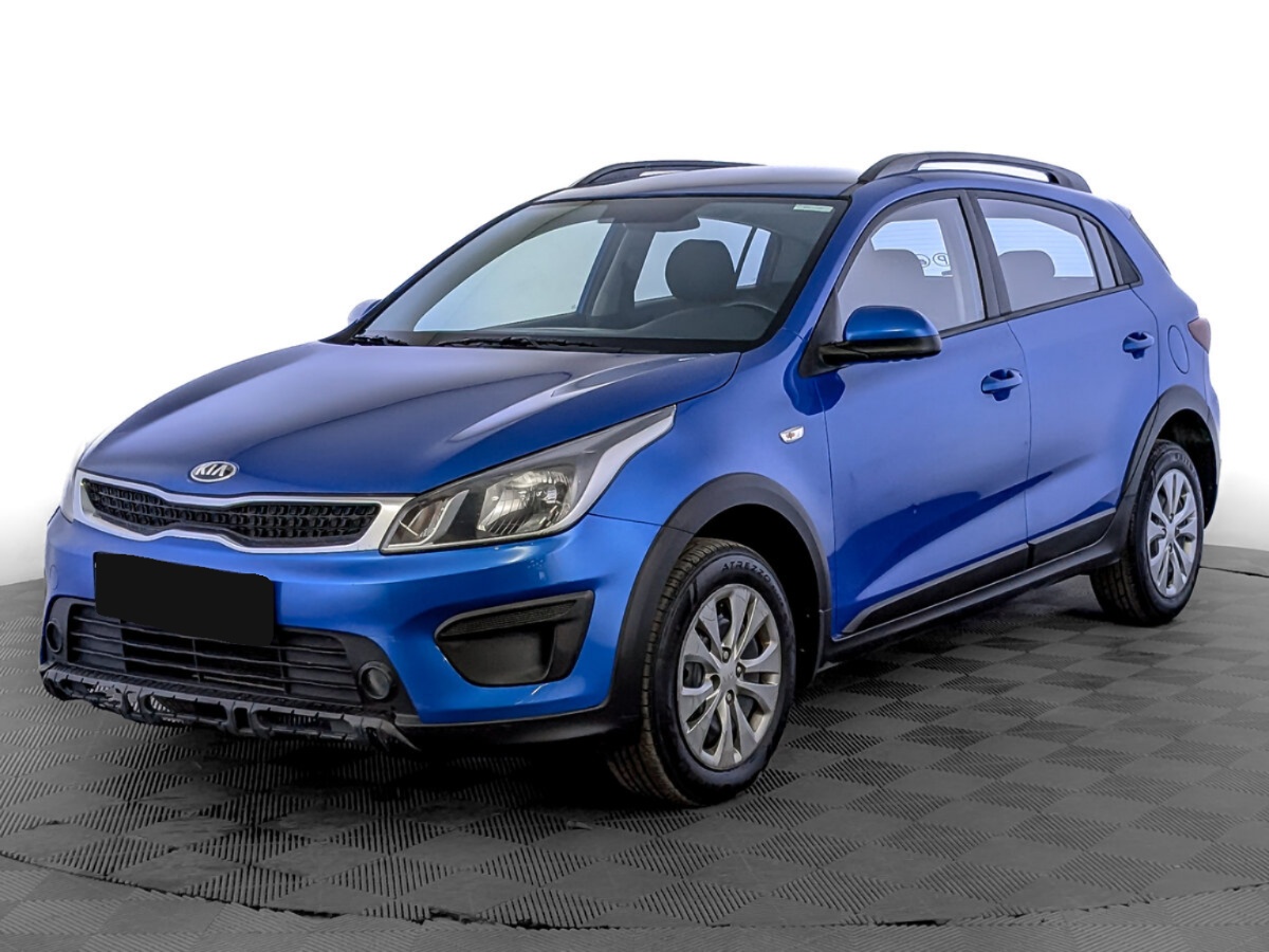Kia Rio X-Line IV, 2019, 2019 с пробегом 242 391 км, цвет Синий, цена - 536 400 руб., кузов - Хэтчбек 5 дв.
