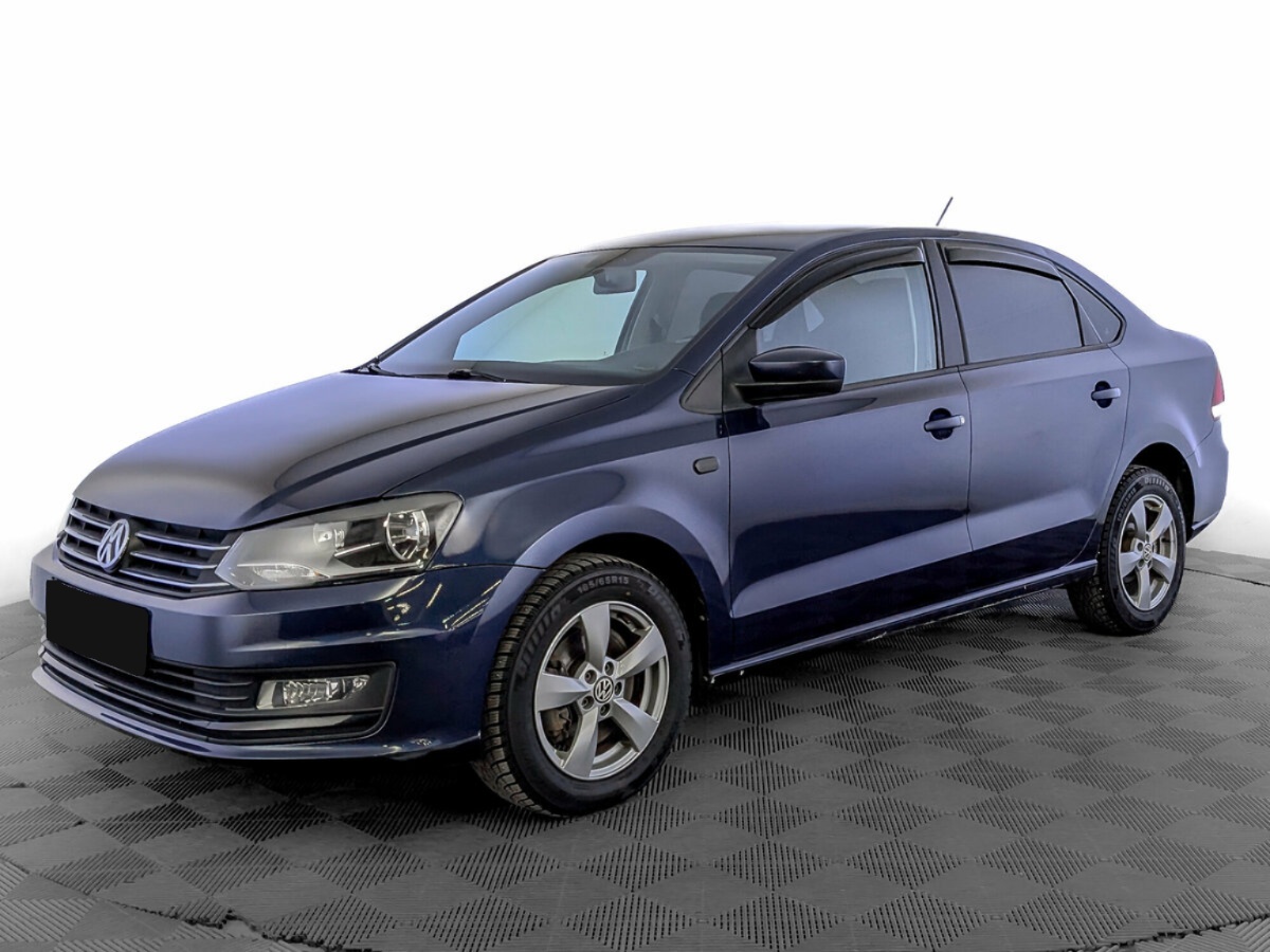 Volkswagen Polo V Рестайлинг, 2017, 2017 с пробегом 80 000 км, цвет Синий, цена - 979 200 руб., кузов - Седан