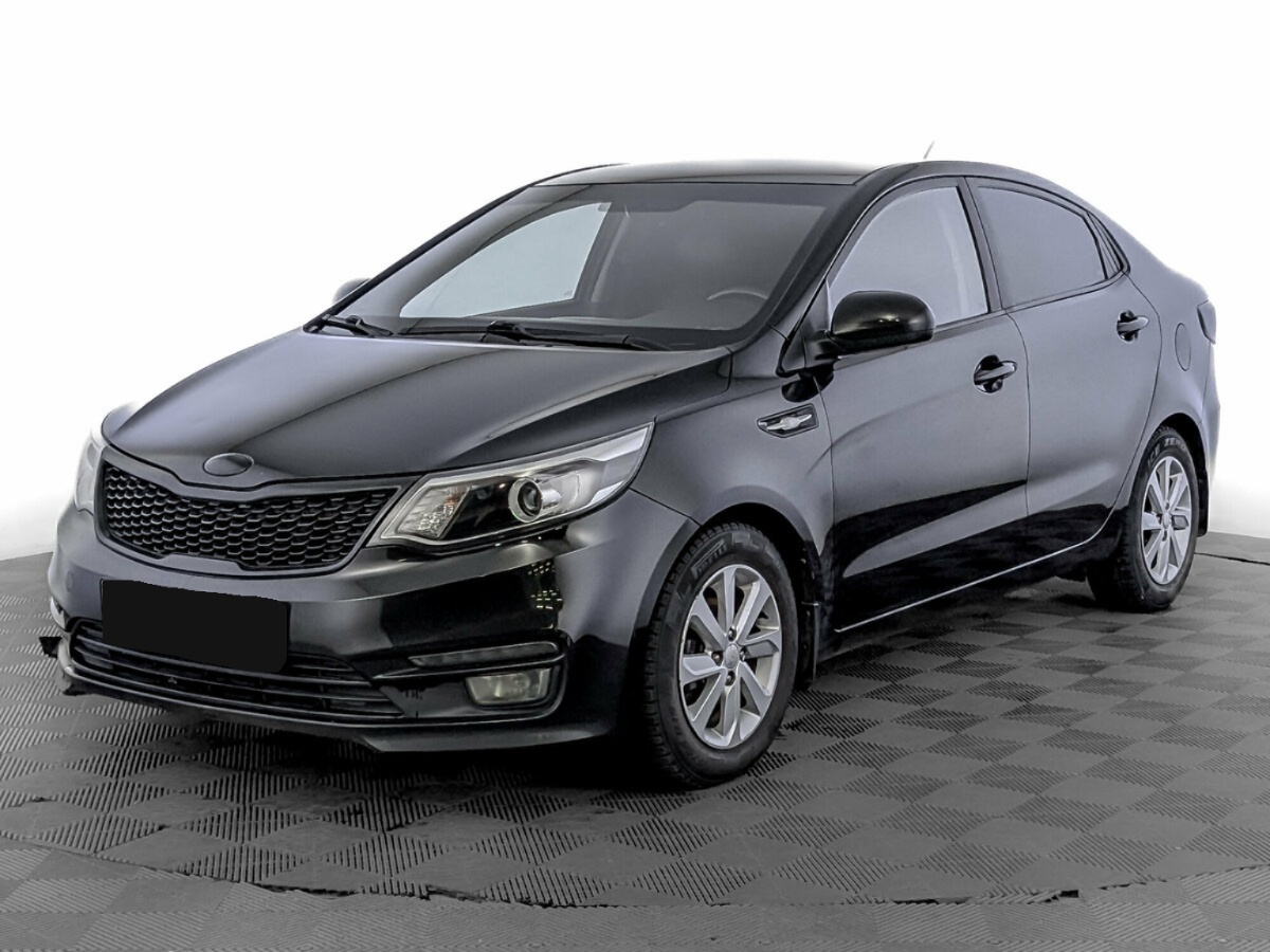 Kia Rio III Рестайлинг, 2017, 2017 с пробегом 166 584 км, цвет Чёрный, цена - 799 200 руб., кузов - Седан