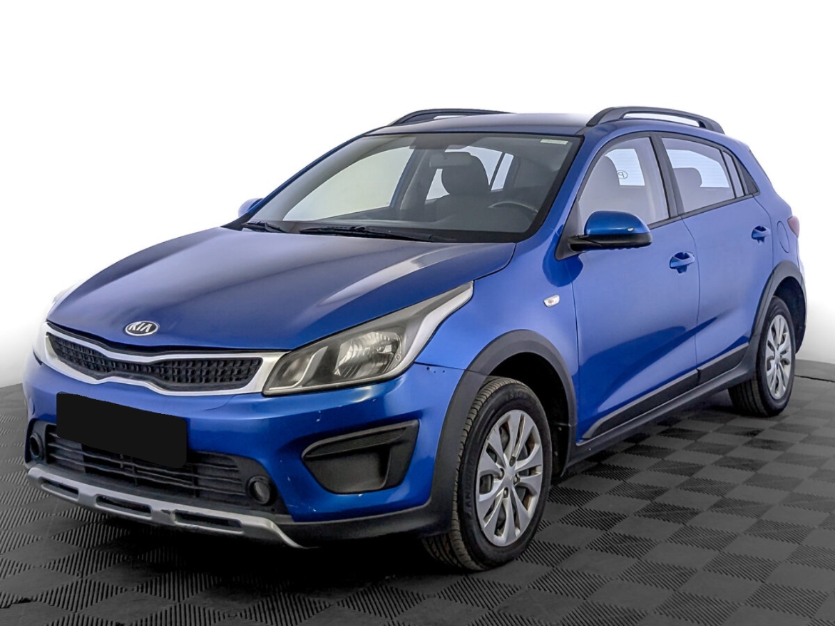 Kia Rio X-Line IV, 2019, 2019 с пробегом 219 008 км, цвет Синий, цена - 540 000 руб., кузов - Хэтчбек 5 дв.