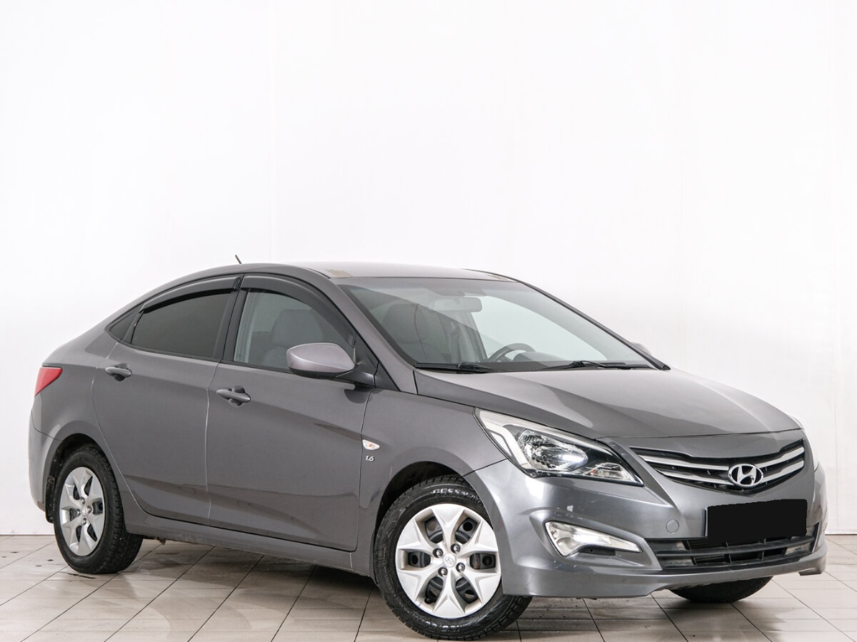 Hyundai Solaris I Рестайлинг, 2015, 2015 с пробегом 201 000 км, цвет Серый, цена - 640 080 руб., кузов - Седан