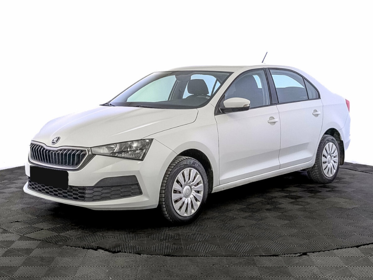 Skoda Rapid II, 2021, 2021 с пробегом 181 549 км, цвет Белый, цена - 864 000 руб., кузов - Лифтбек