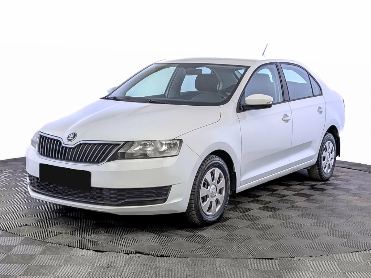 Skoda Rapid I Рестайлинг, 2019, 2019 с пробегом 151 236 км, цвет Белый, цена - 727 200 руб., кузов - Лифтбек