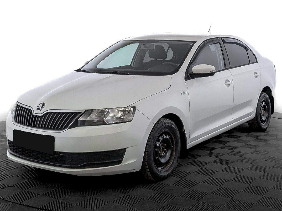Skoda Rapid I Рестайлинг, 2019, 2019 с пробегом 119 322 км, цвет Белый, цена - 849 600 руб., кузов - Лифтбек