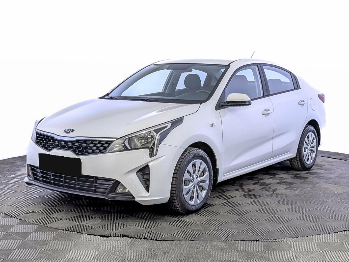 Kia Rio IV Рестайлинг, 2021, 2021 с пробегом 91 232 км, цвет Белый, цена - 1 152 000 руб., кузов - Седан