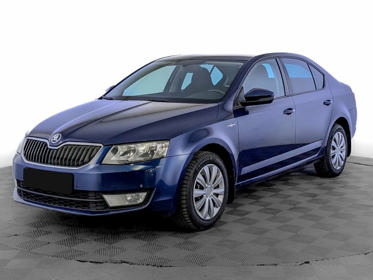 Skoda Octavia III (A7), 2015, 2015 с пробегом 150 000 км, цвет Синий, цена - 972 000 руб., кузов - Лифтбек