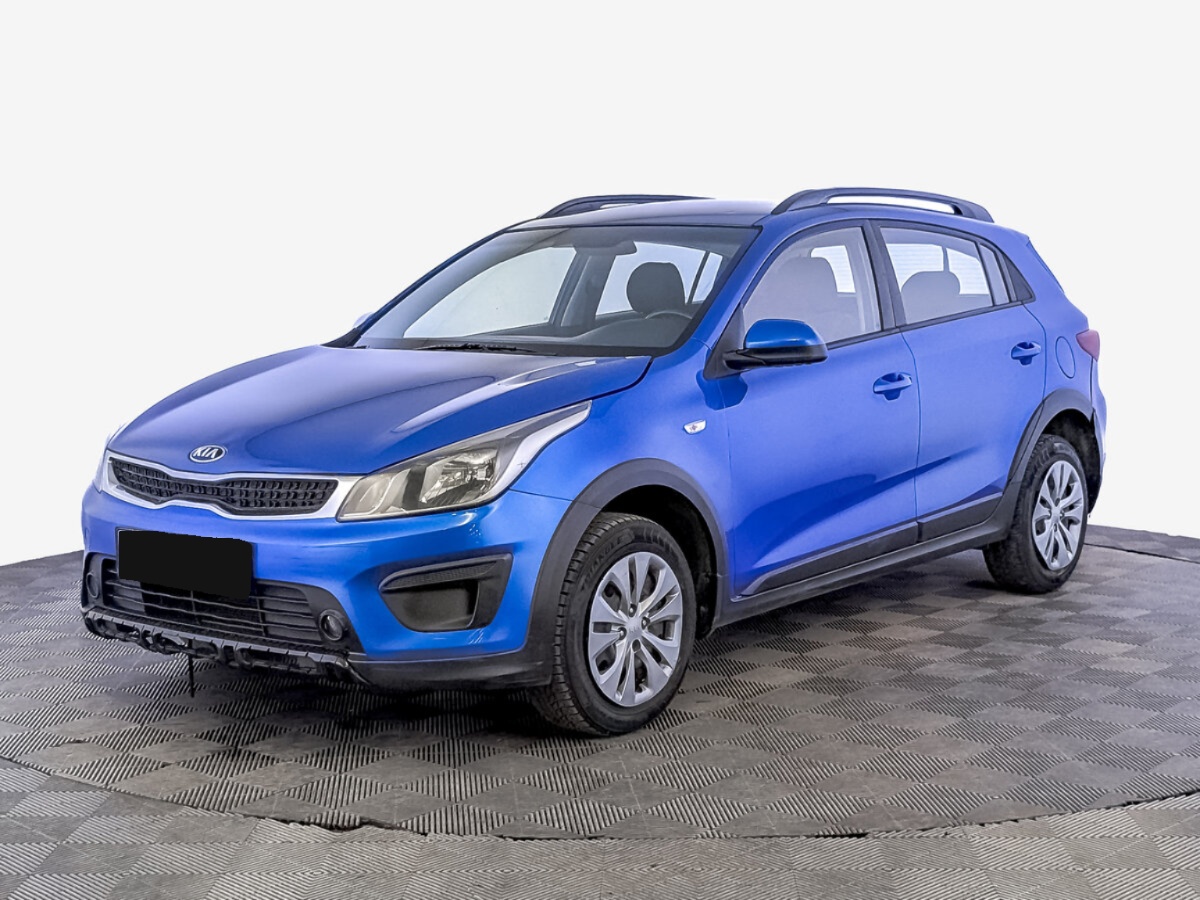 Kia Rio X-Line IV, 2019, 2019 с пробегом 248 168 км, цвет Синий, цена - 558 000 руб., кузов - Хэтчбек 5 дв.