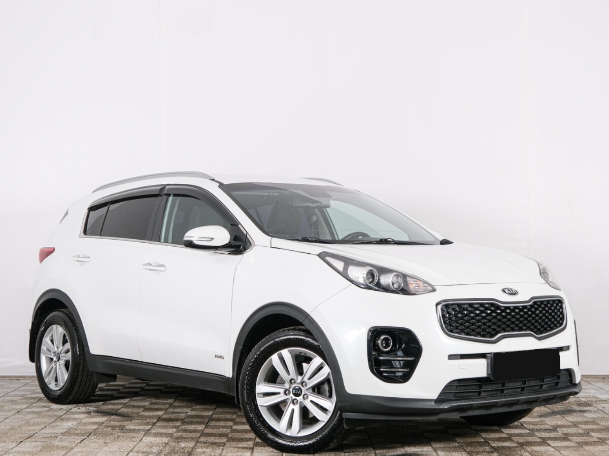 Kia Sportage IV Рестайлинг, 2018, 2018 с пробегом 115 000 км, цвет Белый, цена - 1 331 280 руб., кузов - Внедорожник 5 дв.