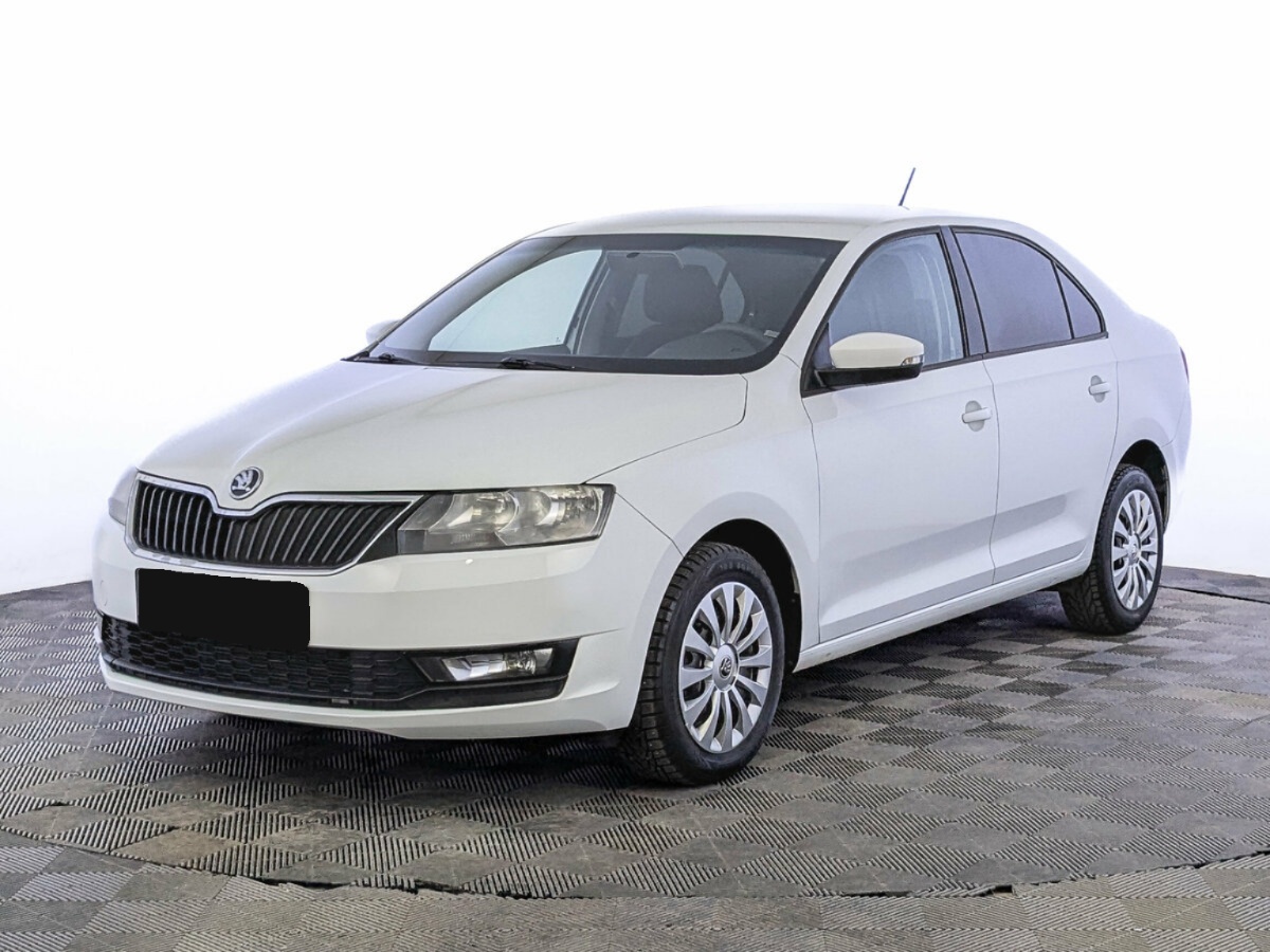 Skoda Rapid I Рестайлинг, 2019, 2019 с пробегом 59 557 км, цвет Белый, цена - 982 800 руб., кузов - Лифтбек