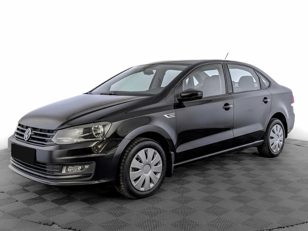 Volkswagen Polo V Рестайлинг, 2016, 2016 с пробегом 97 703 км, цвет Чёрный, цена - 835 200 руб., кузов - Седан