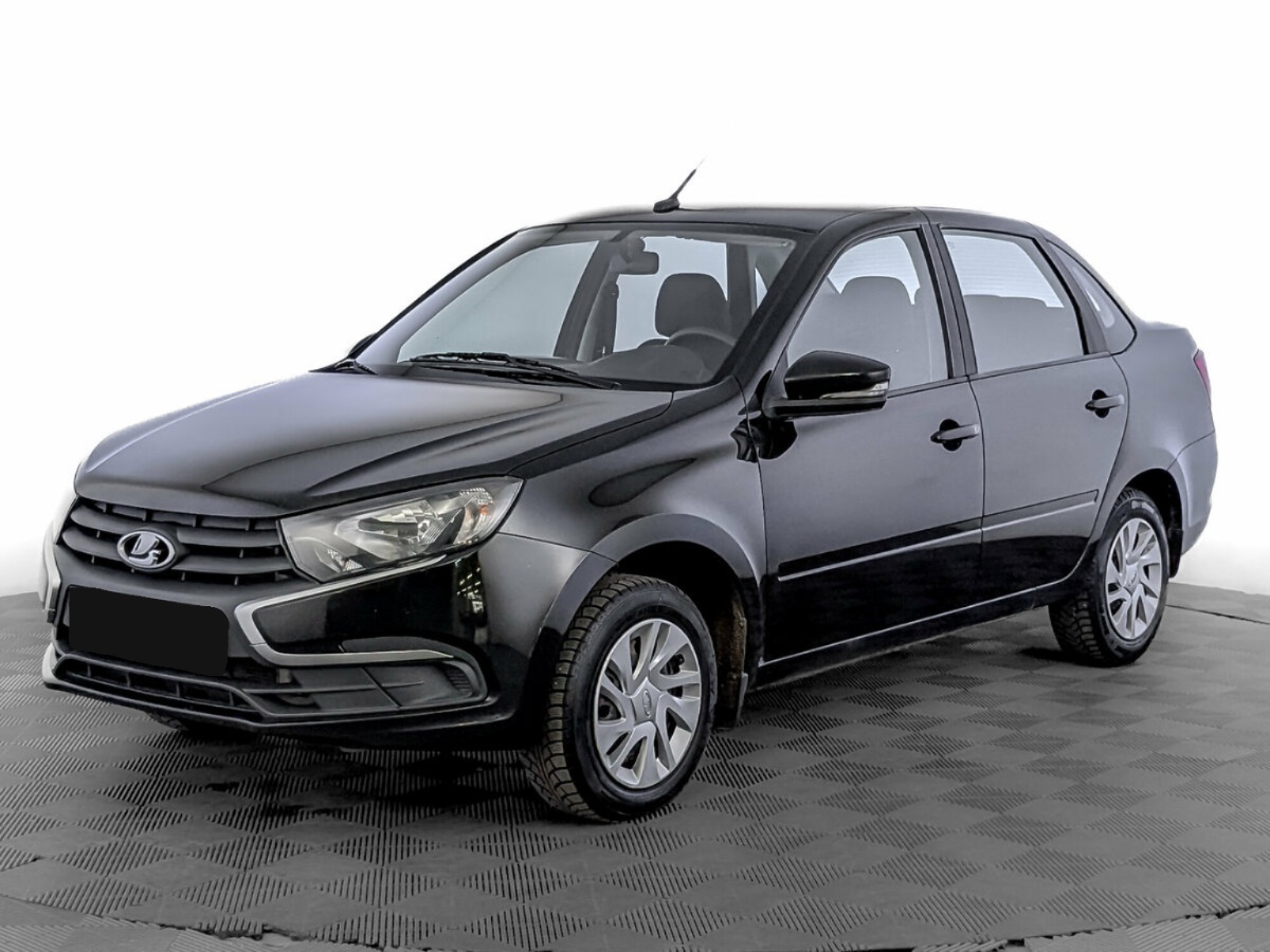 Lada (ВАЗ) Granta I Рестайлинг, 2022, 2022 с пробегом 120 915 км, цвет Чёрный, цена - 446 400 руб., кузов - Седан
