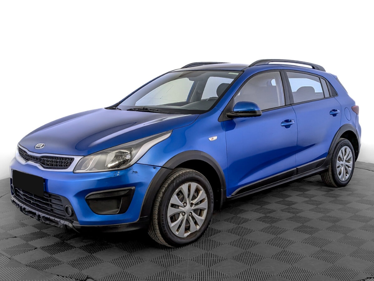 Kia Rio X-Line IV, 2019, 2019 с пробегом 246 989 км, цвет Синий, цена - 518 400 руб., кузов - Хэтчбек 5 дв.