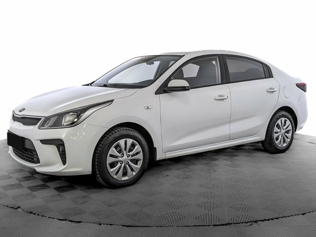 Kia Rio IV, 2020, 2020 с пробегом 81 566 км, цвет Белый, цена - 968 400 руб., кузов - Седан