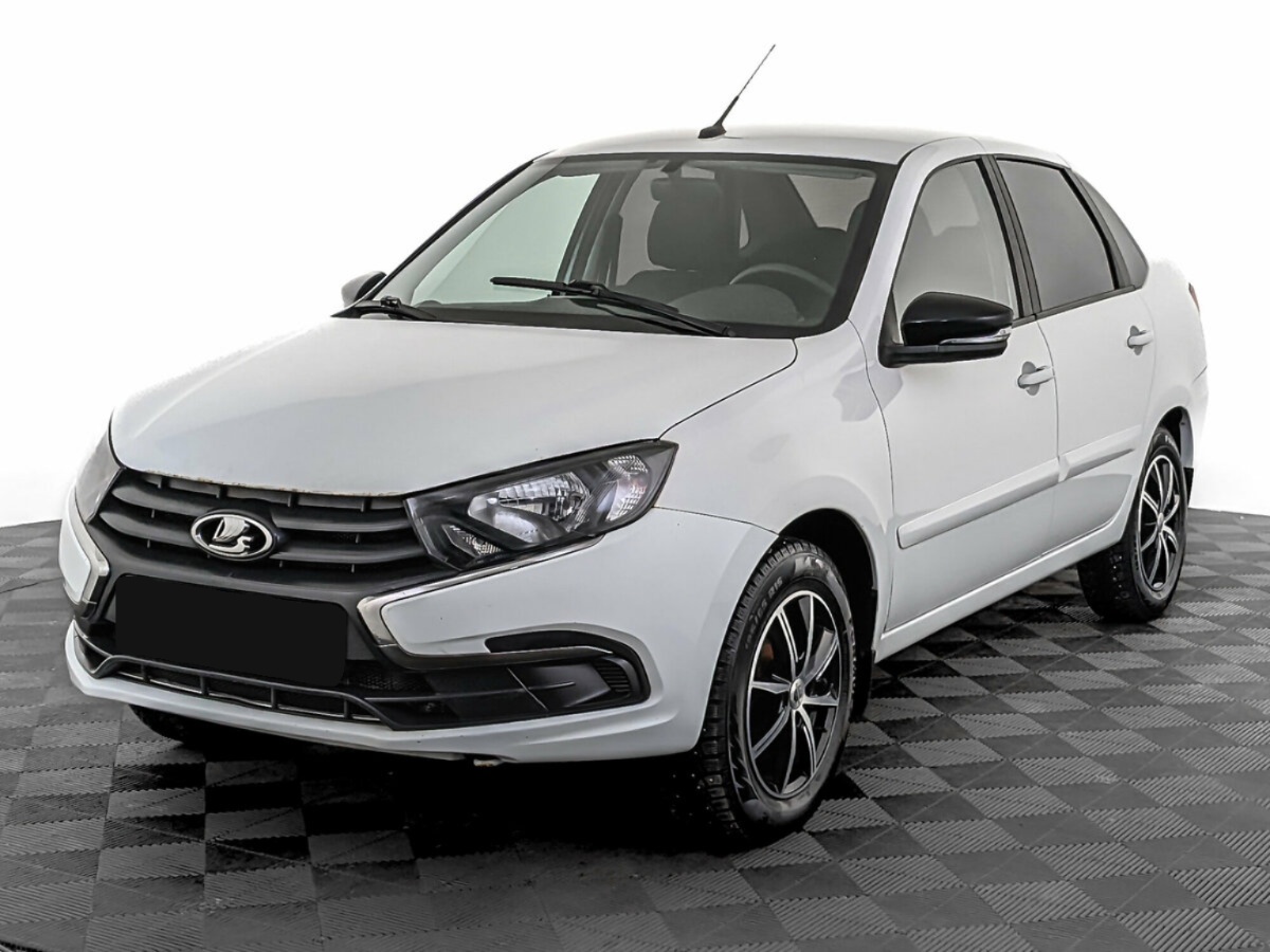 Lada (ВАЗ) Granta I Рестайлинг, 2019, 2019 с пробегом 77 873 км, цвет Белый, цена - 442 800 руб., кузов - Седан