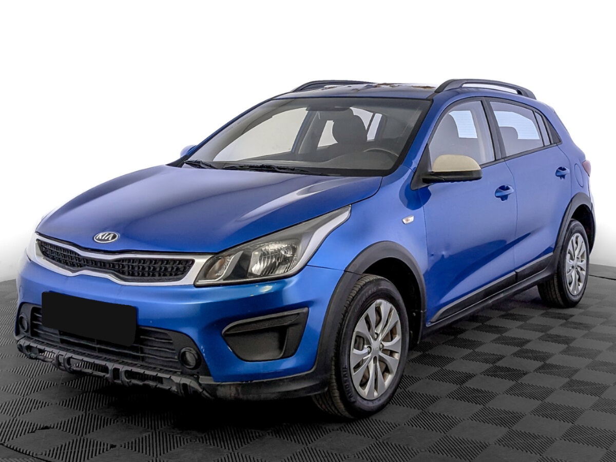 Kia Rio X-Line IV, 2019, 2019 с пробегом 225 425 км, цвет Синий, цена - 540 000 руб., кузов - Хэтчбек 5 дв.