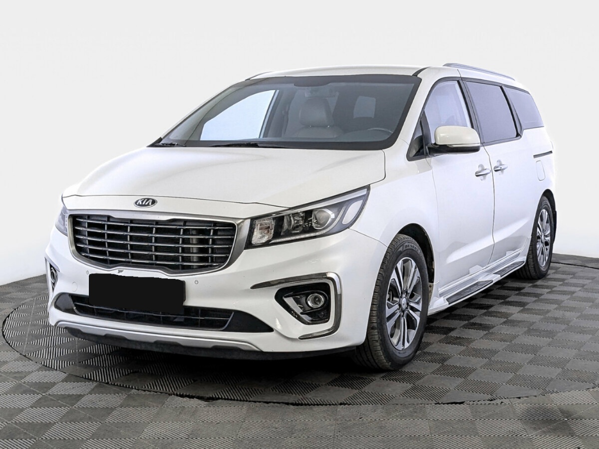 Kia Carnival III, 2019, 2019 с пробегом 96 269 км, цвет Белый, цена - 2 130 480 руб., кузов - Минивэн