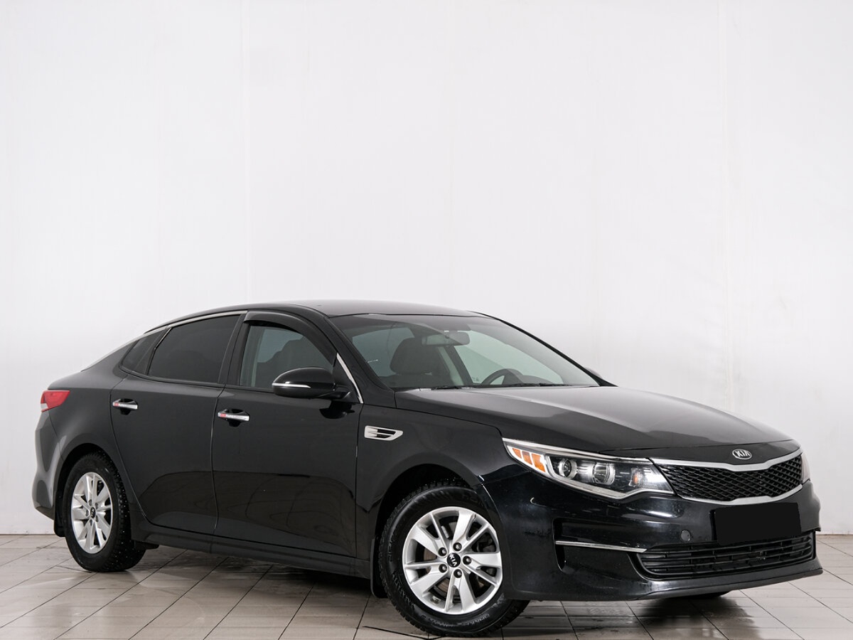 Kia Optima IV, 2017, 2017 с пробегом 93 000 км, цвет Чёрный, цена - 1 374 480 руб., кузов - Седан