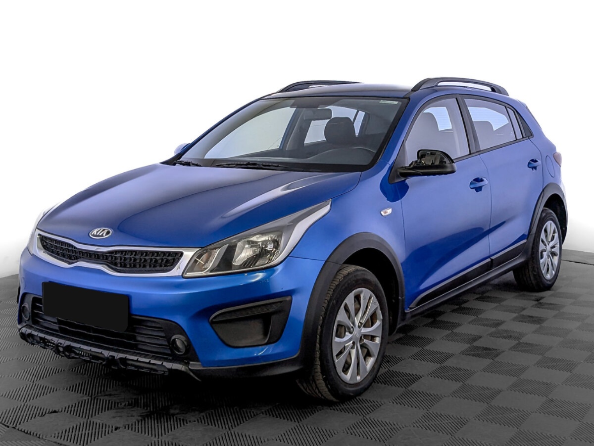 Kia Rio X-Line IV, 2019, 2019 с пробегом 235 476 км, цвет Синий, цена - 536 400 руб., кузов - Хэтчбек 5 дв.