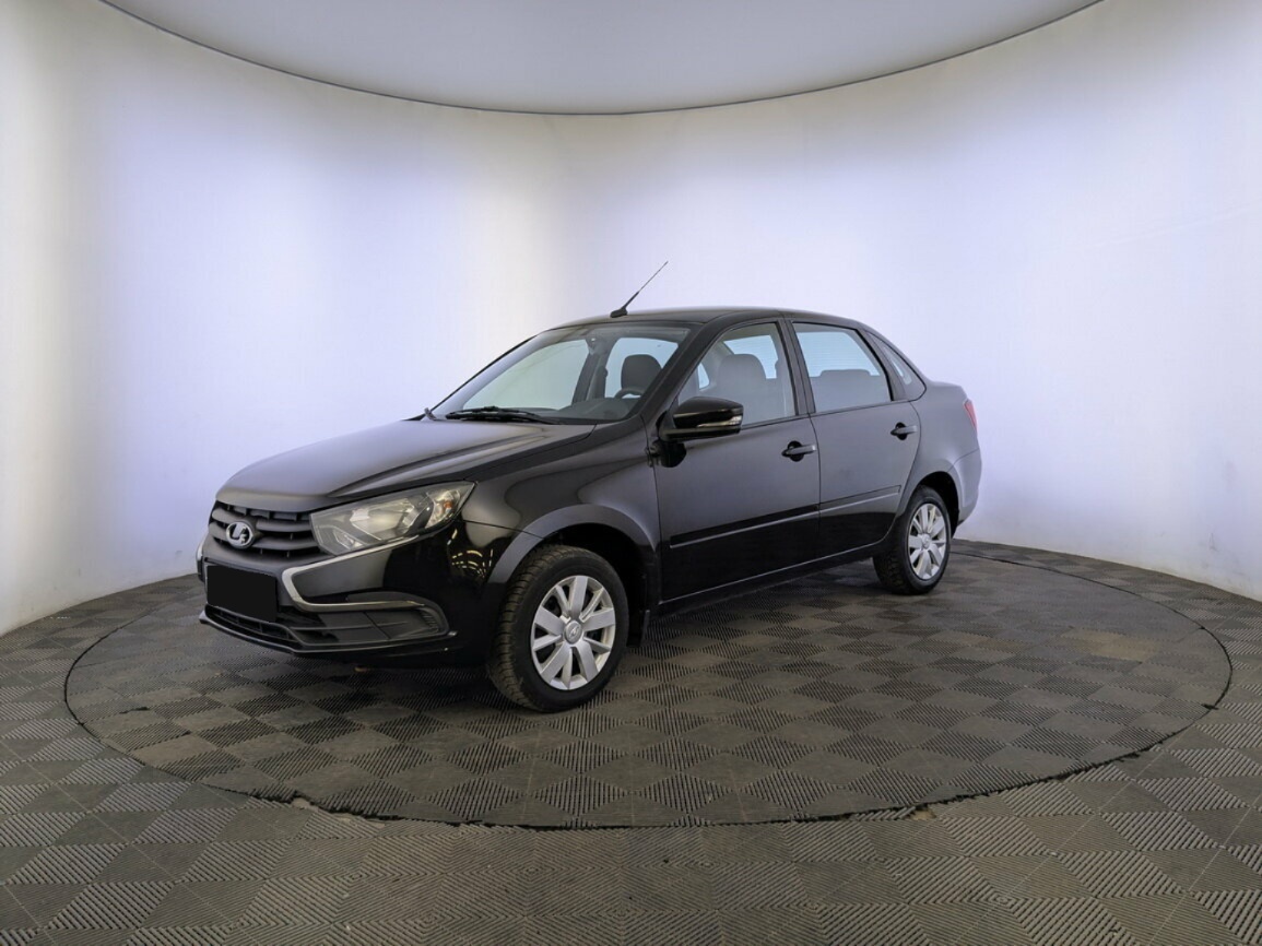 Lada (ВАЗ) Granta I Рестайлинг, 2022, 2022 с пробегом 79 587 км, цвет Чёрный, цена - 468 000 руб., кузов - Седан