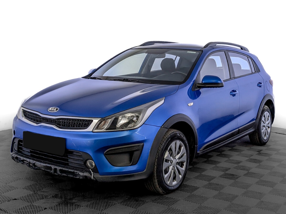Kia Rio X-Line IV, 2019, 2019 с пробегом 242 194 км, цвет Синий, цена - 536 400 руб., кузов - Хэтчбек 5 дв.