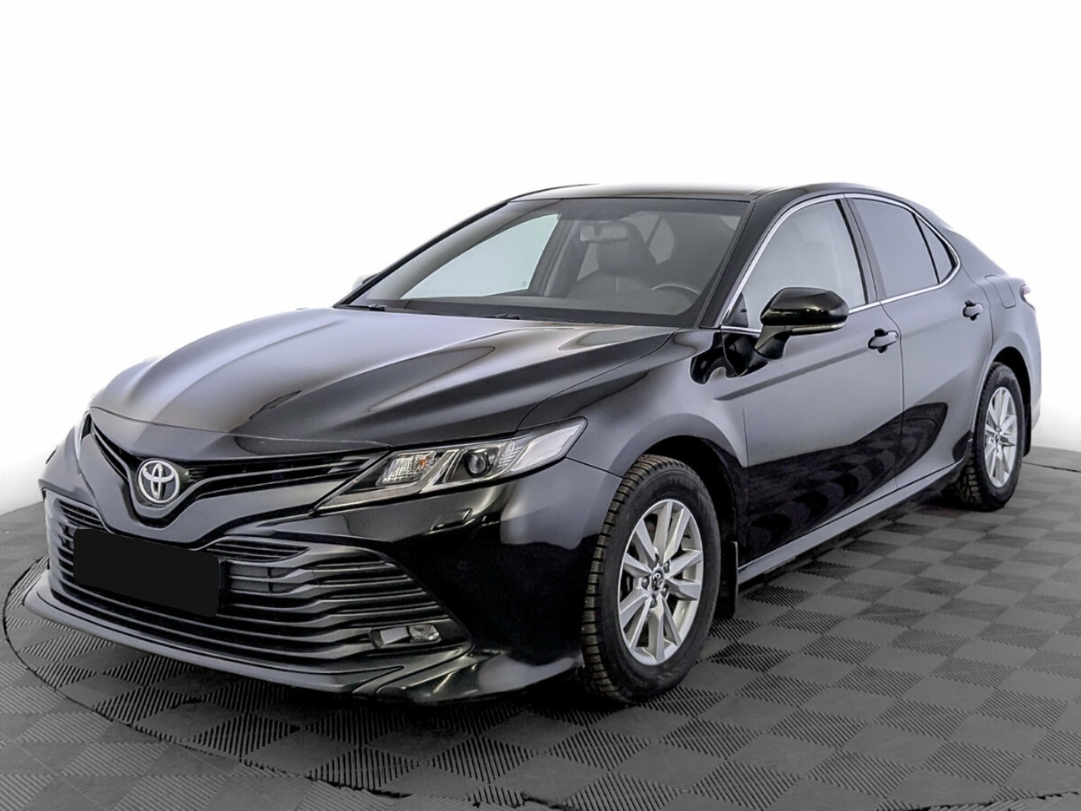 Toyota Camry VIII (XV70), 2019, 2019 с пробегом 107 630 км, цвет Чёрный, цена - 1 965 600 руб., кузов - Седан