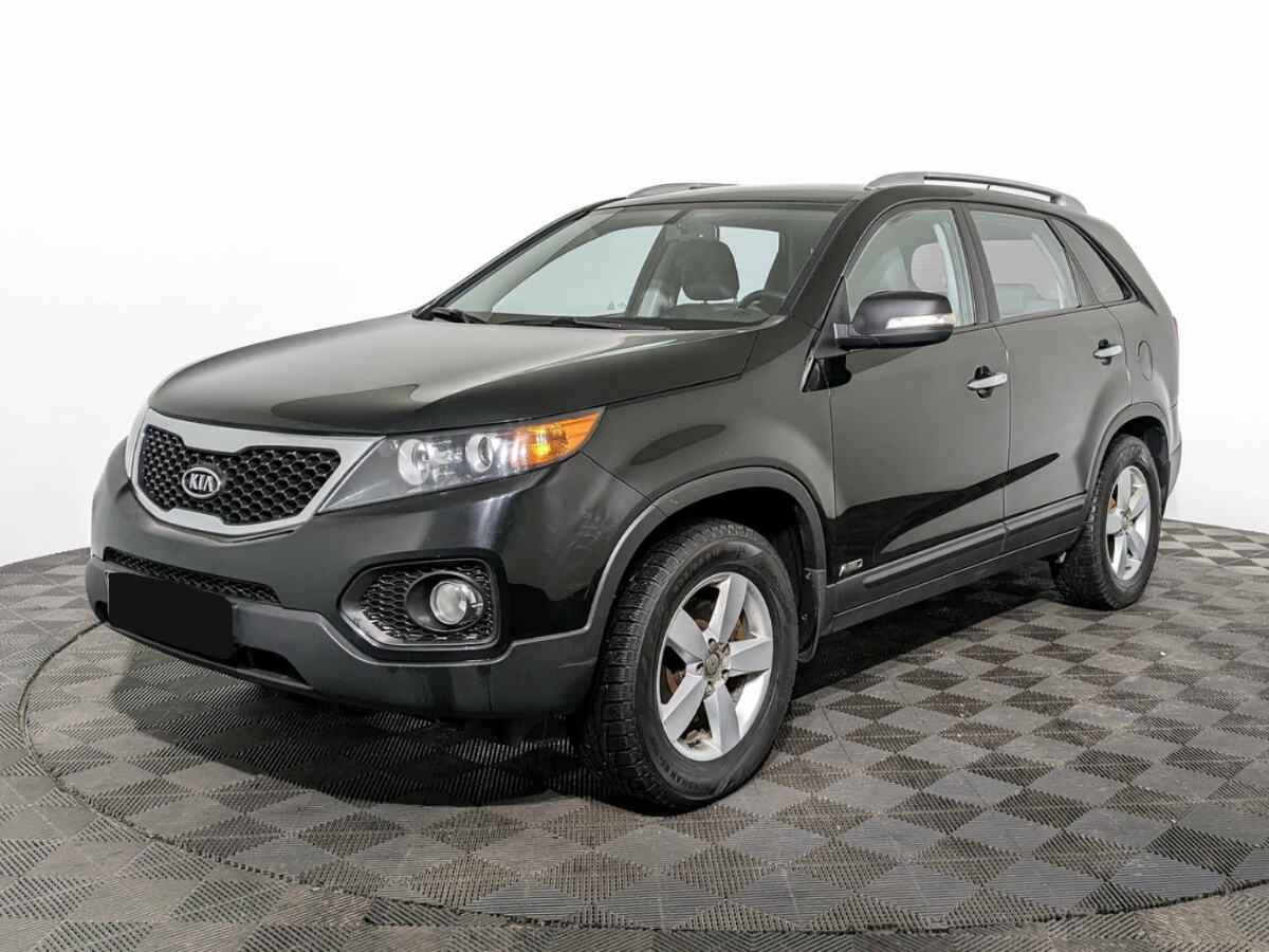 Kia Sorento II, 2012, 2012 с пробегом 157 408 км, цвет Чёрный, цена - 1 058 400 руб., кузов - Внедорожник 5 дв.