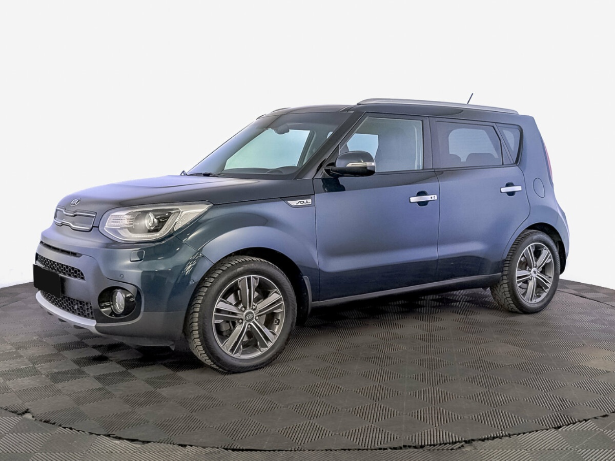 Kia Soul II Рестайлинг, 2017, 2017 с пробегом 74 928 км, цвет Голубой, цена - 1 314 000 руб., кузов - Хэтчбек 5 дв.