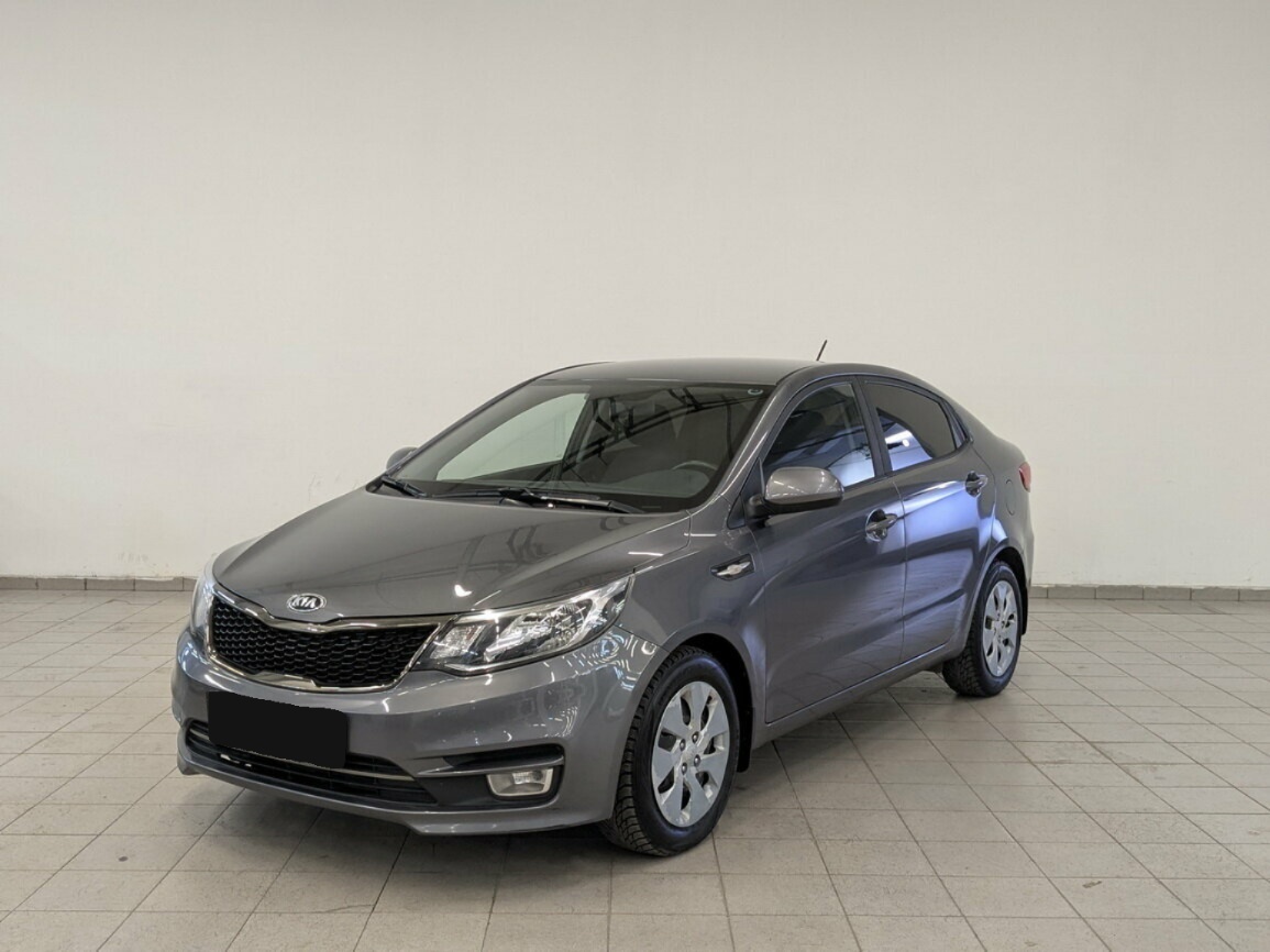 Kia Rio III Рестайлинг, 2017, 2017 с пробегом 68 681 км, цвет Серый, цена - 1 008 000 руб., кузов - Седан