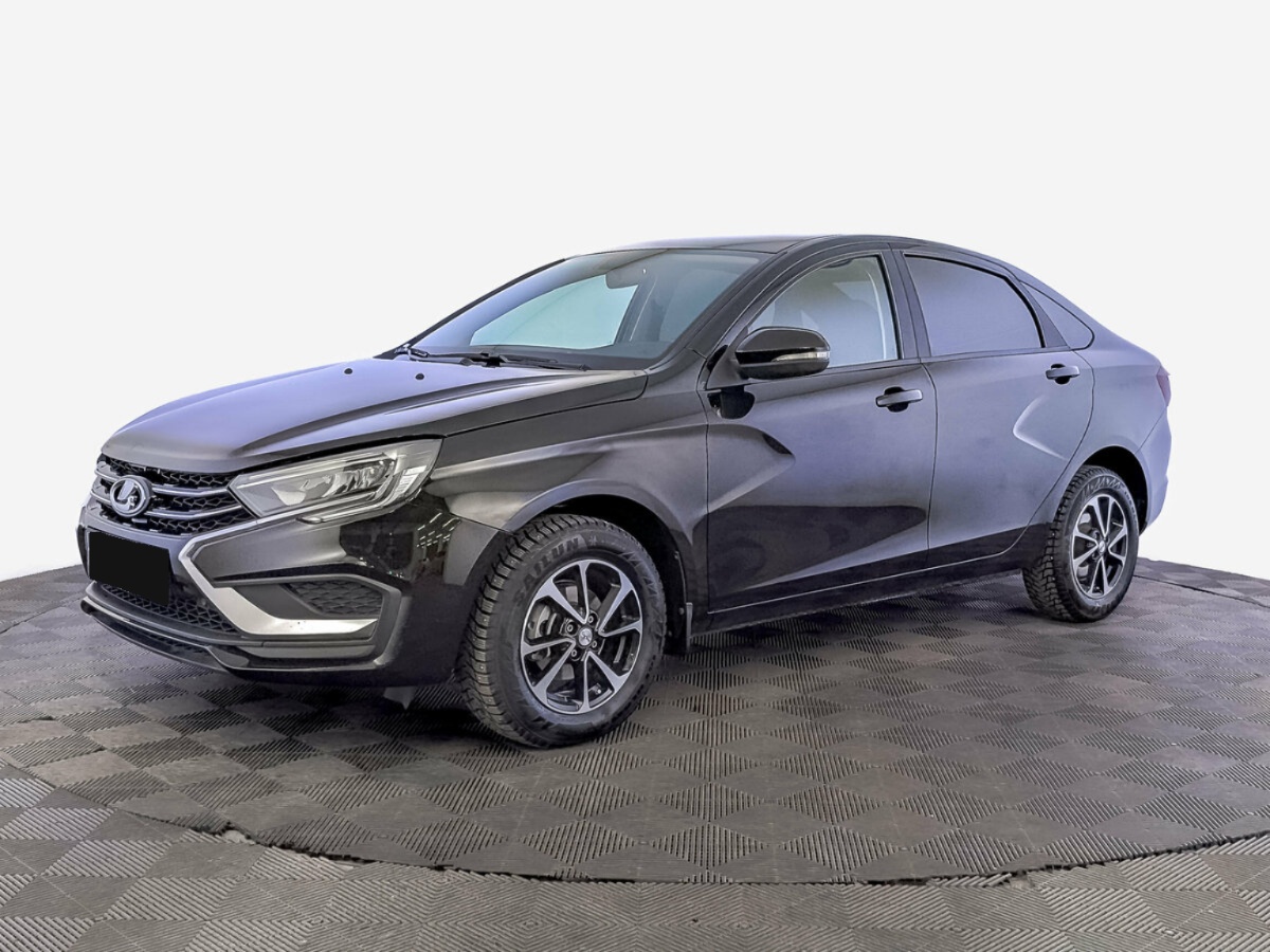 Lada (ВАЗ) Vesta I Рестайлинг (NG), 2025, 2025 с пробегом 7 000 км, цвет Чёрный, цена - 1 134 000 руб., кузов - Седан
