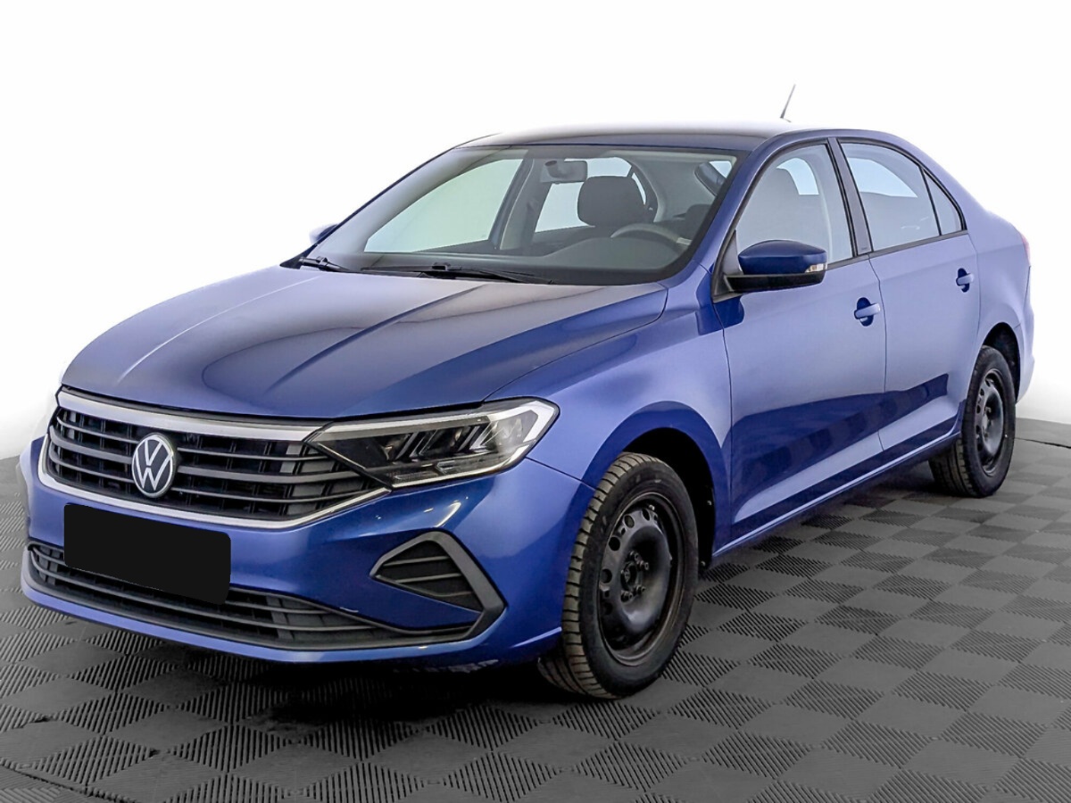 Volkswagen Polo VI, 2021, 2021 с пробегом 82 130 км, цвет Синий, цена - 1 072 800 руб., кузов - Лифтбек