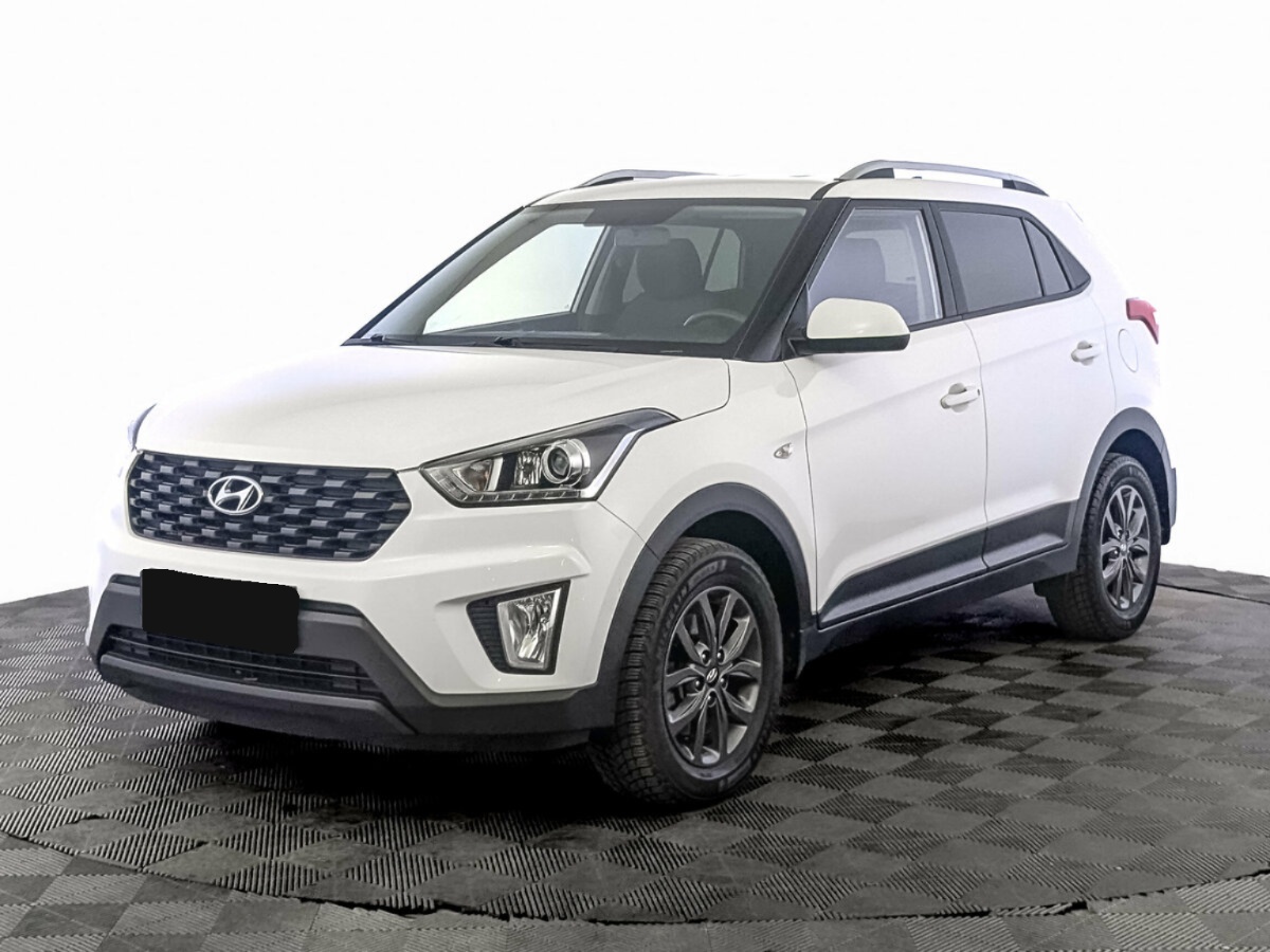 Hyundai Creta I Рестайлинг, 2021, 2021 с пробегом 76 000 км, цвет Белый, цена - 1 425 600 руб., кузов - Внедорожник 5 дв.