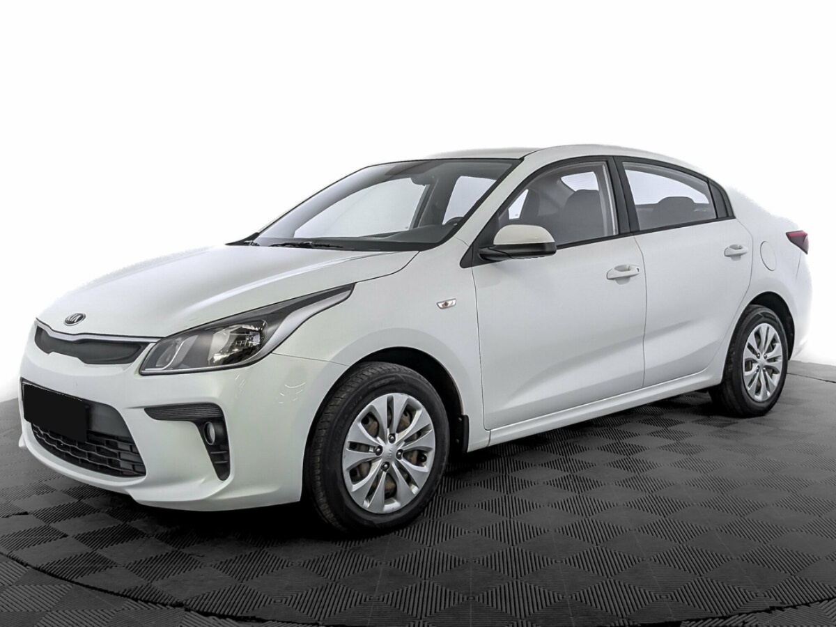Kia Rio IV, 2020, 2020 с пробегом 76 669 км, цвет Белый, цена - 1 015 200 руб., кузов - Седан