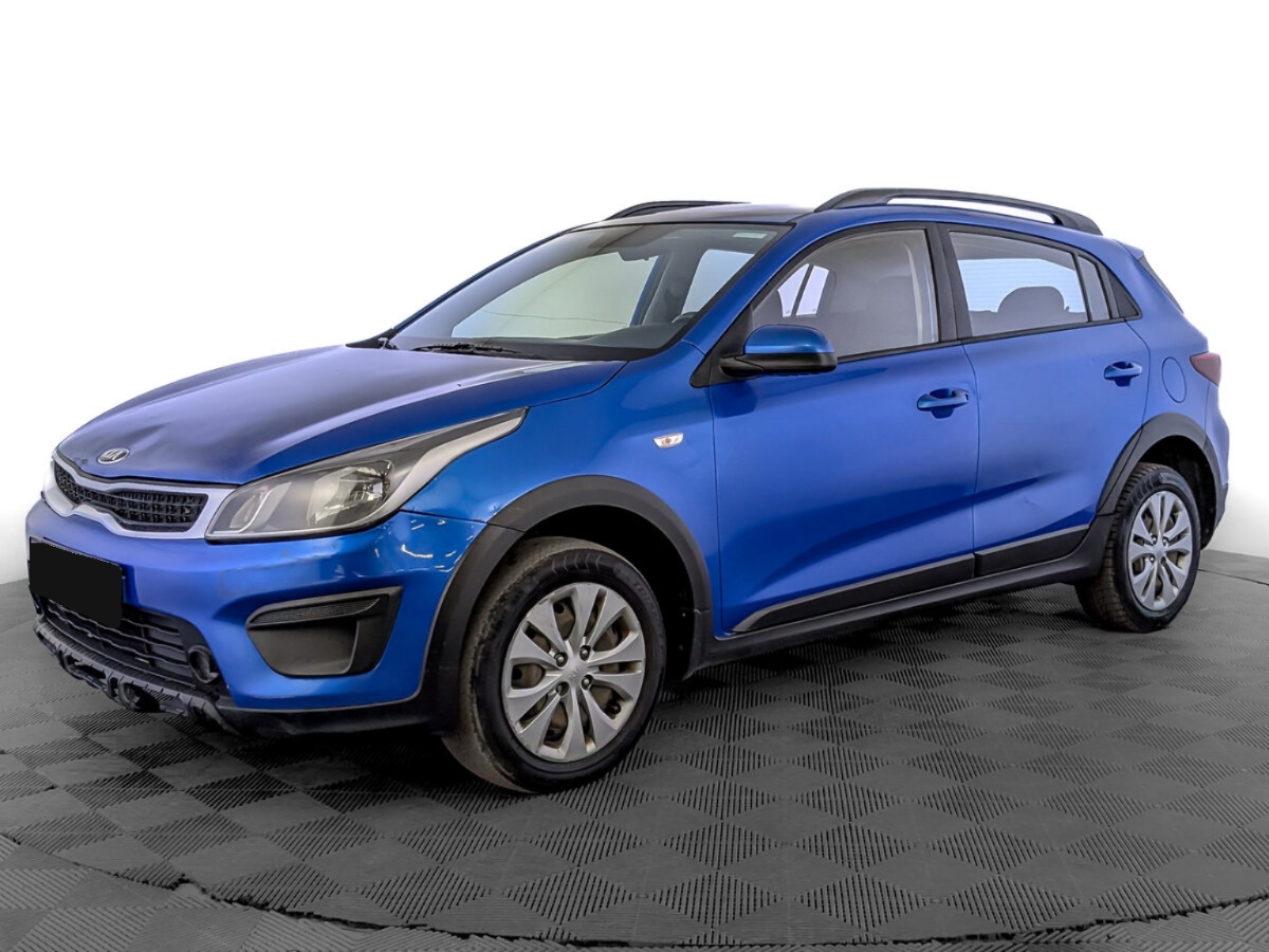 Kia Rio X-Line IV, 2019, 2019 с пробегом 233 839 км, цвет Синий, цена - 536 400 руб., кузов - Хэтчбек 5 дв.