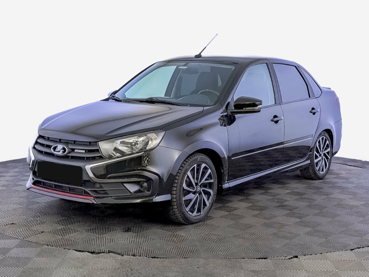 Lada (ВАЗ) Granta Sport I Рестайлинг, 2024, 2024 с пробегом 10 748 км, цвет Чёрный, цена - 882 000 руб., кузов - Седан
