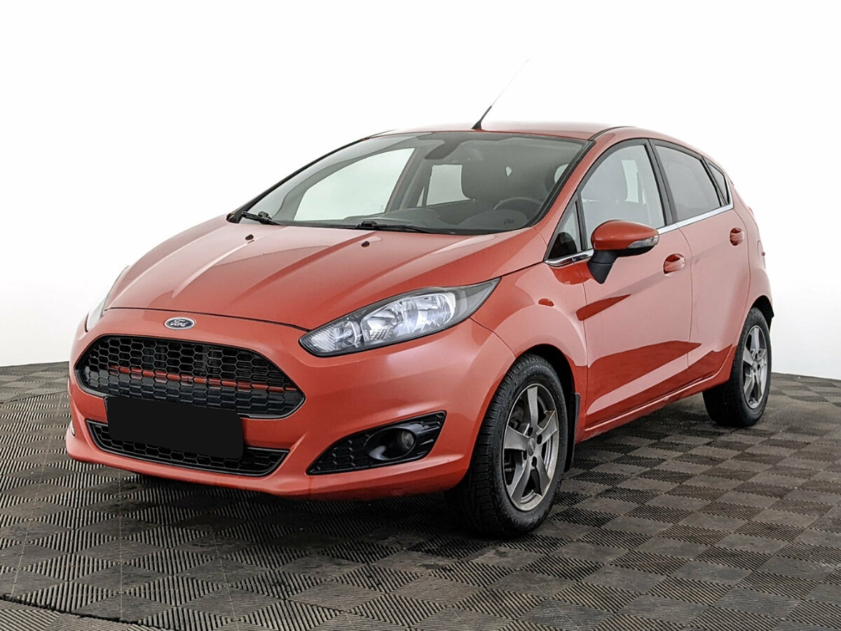 Ford Fiesta Mk6 Рестайлинг, 2016, 2016 с пробегом 153 988 км, цвет Оранжевый, цена - 590 400 руб., кузов - Хэтчбек 5 дв.