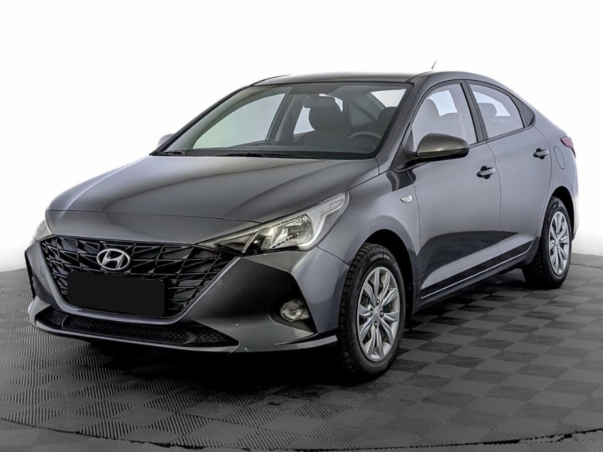 Hyundai Solaris II Рестайлинг, 2021, 2021 с пробегом 56 352 км, цвет Серый, цена - 1 098 000 руб., кузов - Седан