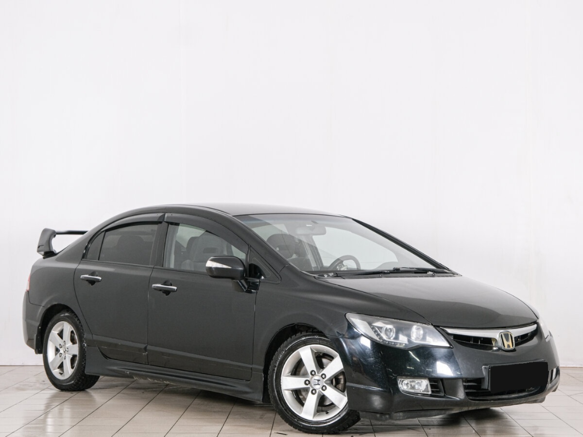 Honda Civic VIII, 2008, 2008 с пробегом 242 000 км, цвет Чёрный, цена - 560 880 руб., кузов - Седан