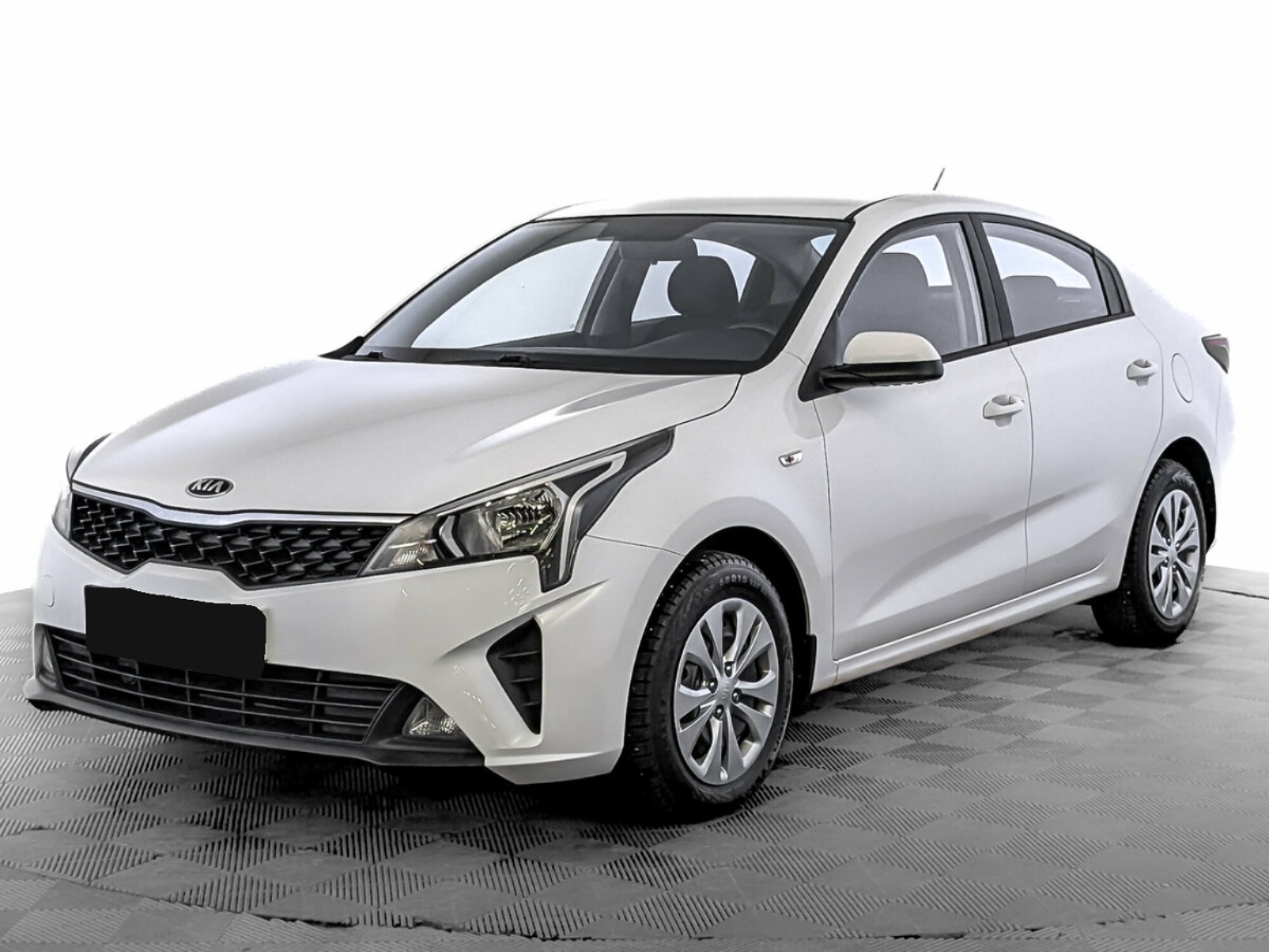 Kia Rio IV Рестайлинг, 2021, 2021 с пробегом 62 255 км, цвет Белый, цена - 1 116 000 руб., кузов - Седан