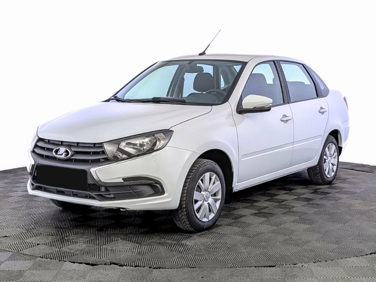 Lada (ВАЗ) Granta I Рестайлинг, 2023, 2023 с пробегом 87 498 км, цвет Белый, цена - 460 800 руб., кузов - Седан