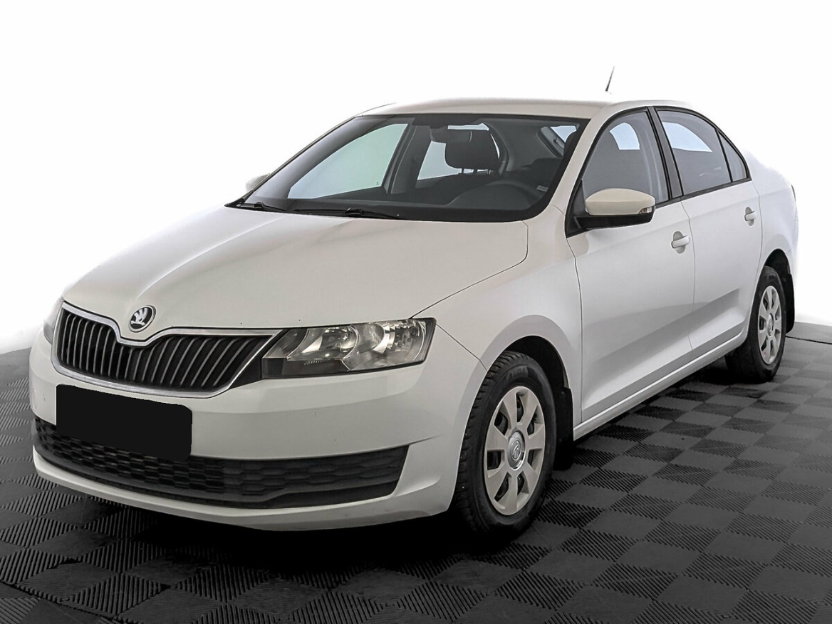 Skoda Rapid I Рестайлинг, 2019, 2019 с пробегом 176 182 км, цвет Белый, цена - 594 000 руб., кузов - Лифтбек